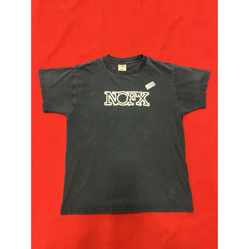 Men's Size Medium NOFX Band Tee 90s/Y2k Punk Rock Vintage Flaws See Pics